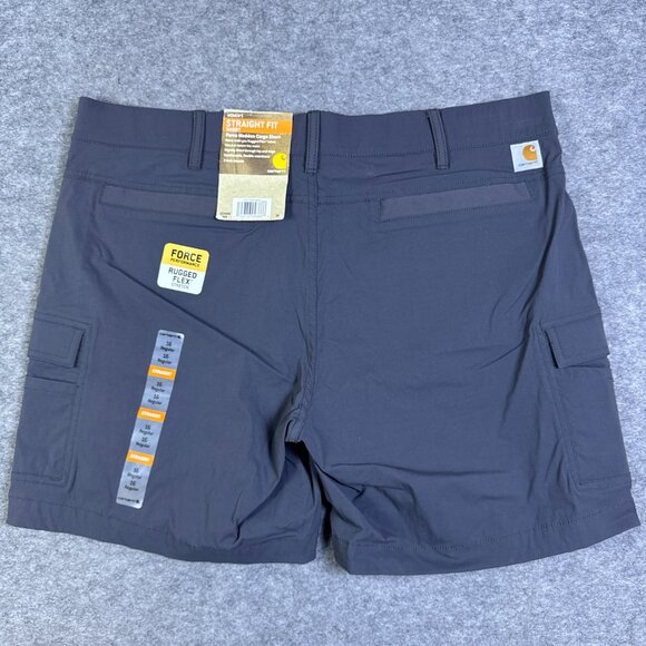 Carhartt Shorts Womens Size 16 Gray Force Madden Cargo Lightweight Rugged Flex - Picture 7 of 10